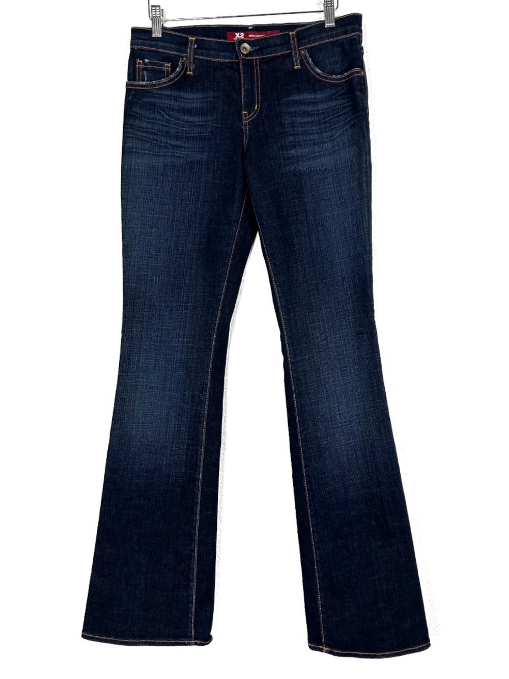 NWT Vintage Y2K Deadstock Express X2 Low Rise Flare Leg Denim Jeans Size 29 NEW